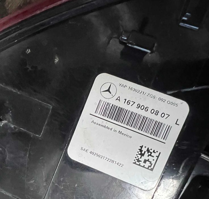 Фонарь ліхтарь лівий правий Mercedes W167 GLE 350 450 USA