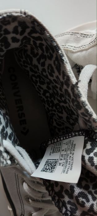 37.5 37 Converse Chuck Taylor wysokie sneakersy na platformie