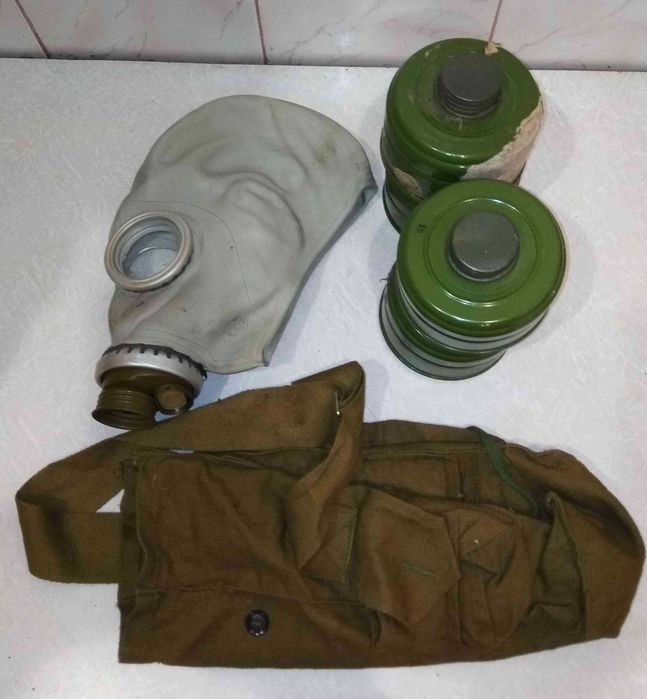 Противогаз ГП-5 + 3 фильтра (3 банки)