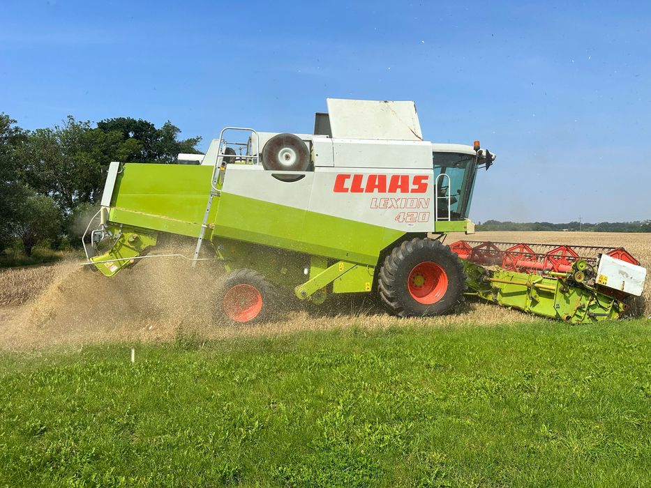 Kombajn zbożowy Claas Lexion 420 heder 6m silnik Mercedes