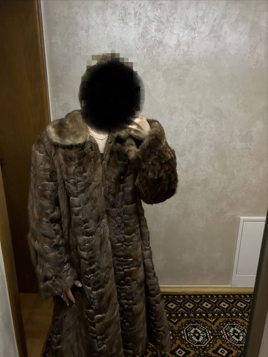 Piękne, eleganckie futro z naturalnej norki