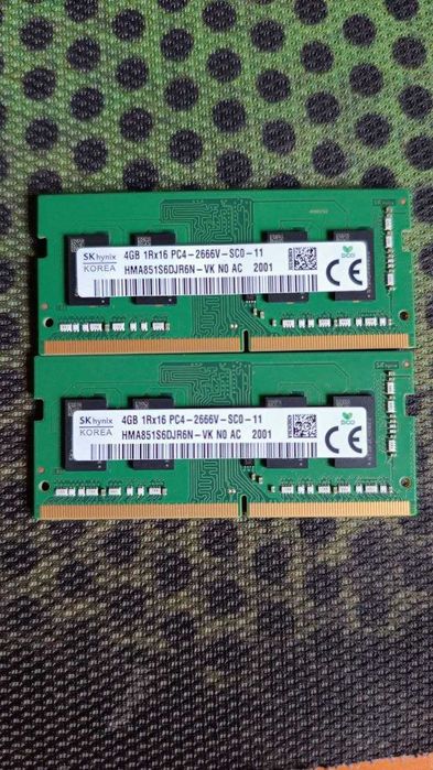 Оперативная память 4Gb DDR4 Hynix SODIMM 1Rx16 2666Mhz