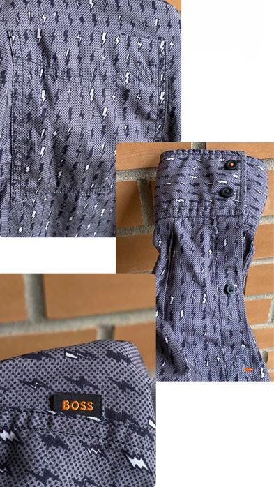 Рубашка Hugo Boss ексклюзив сіра L