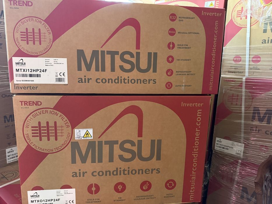 Klimatyzacja MITSUI TREND 3,5 kW / 12 000 BTU – Inverter, R32, komplet