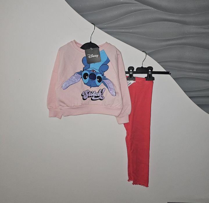 98 Nowa bluza Stitch + leginsy