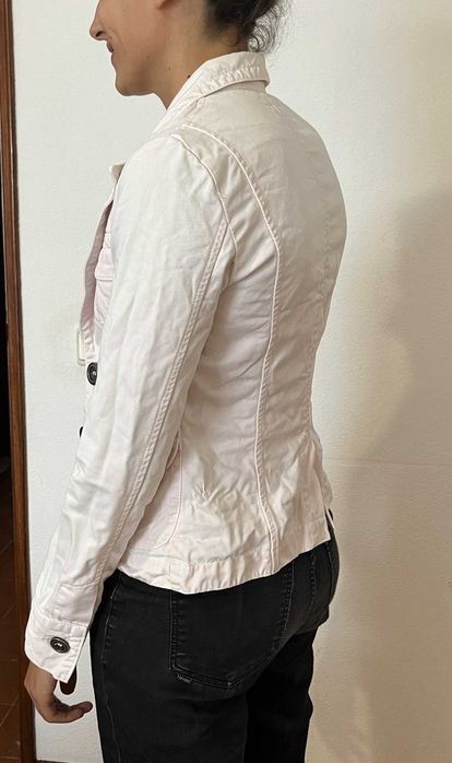 Blazer rosa claro, Zara, tamanho S