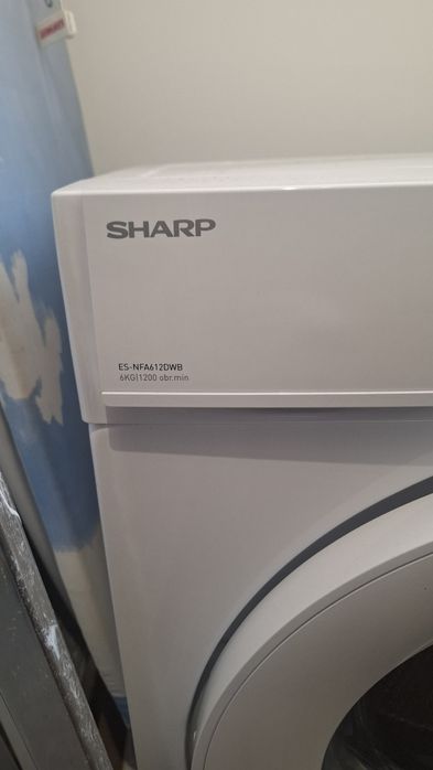 Pralka Sharp ES-NFA612DWB-PL Slim 6 kg użyta tylko raz!