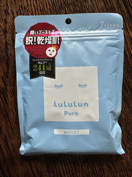 Lululun pure moist. Japońskie maseczki w płachcie. Nowe! kosmetyki
