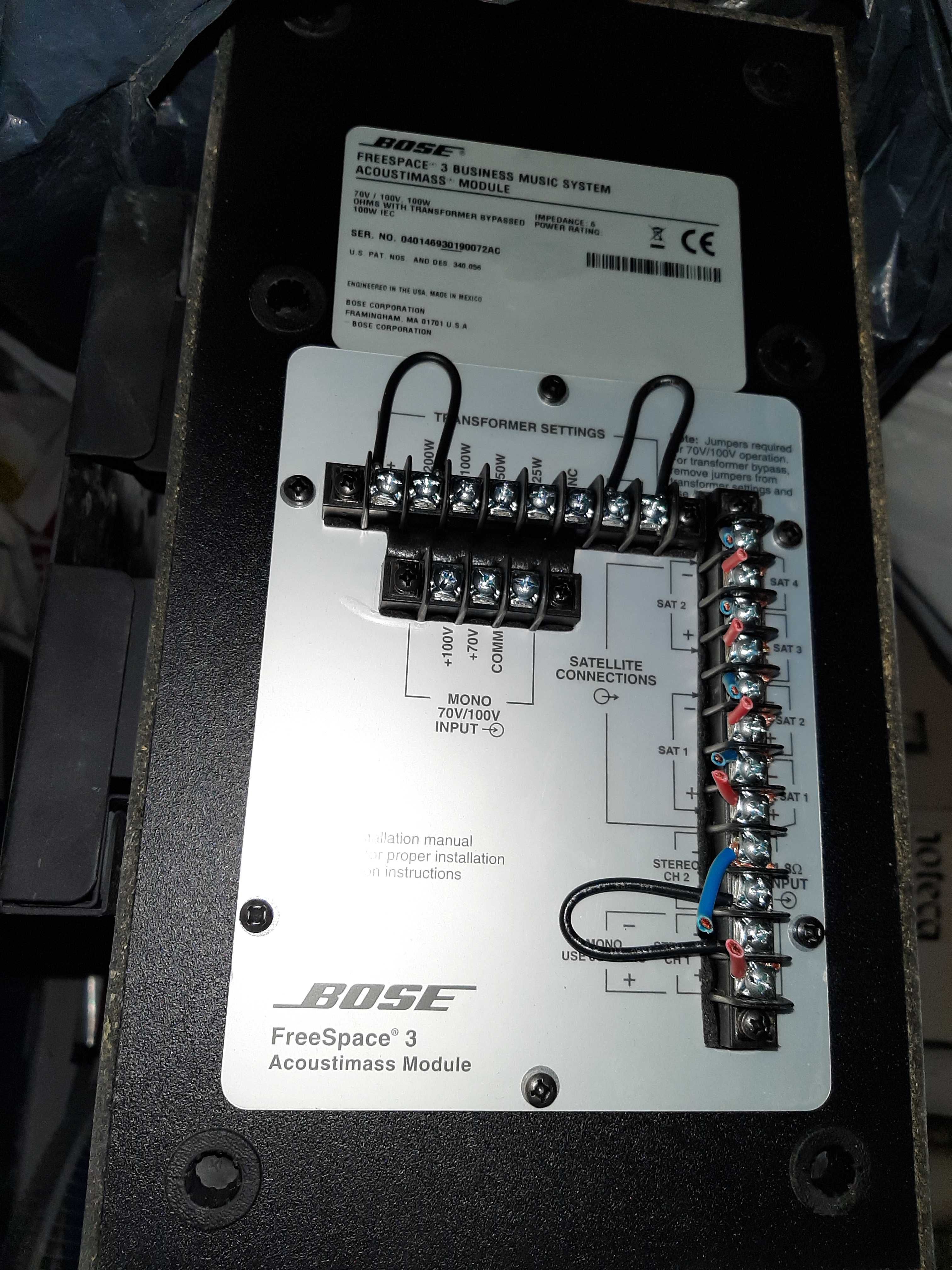 Сабуфер BOSE Freespace 3 business music system acoustimass Сабуфер BOSE Freespace 3 business music system acoustimass