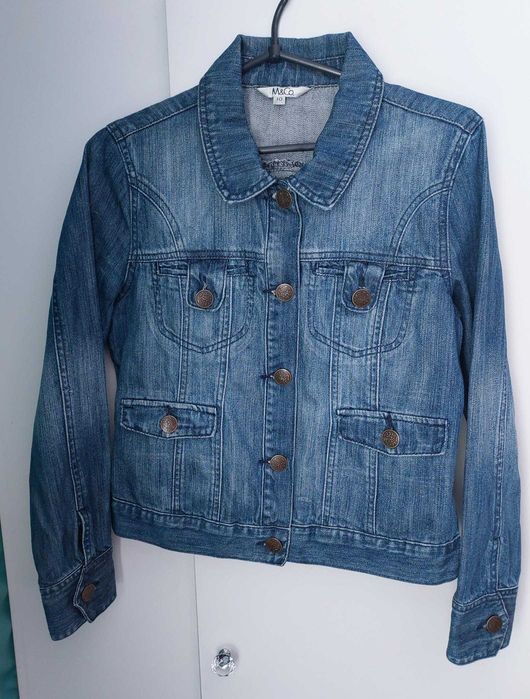 M&Co kurtka jeans marynarka żakiet r.10/38