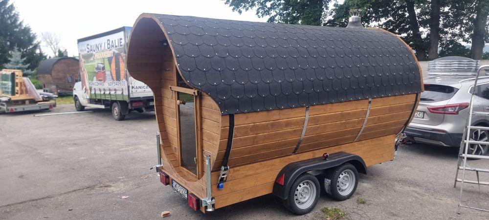 Sauna Mobilna NOWA  380cm.  1200DMC PRODUCENT