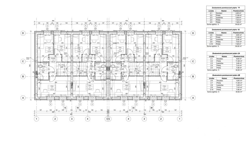 dom bliźniak przy lesie 67m²• pompa ciepła • Betkowo / Czempiń
