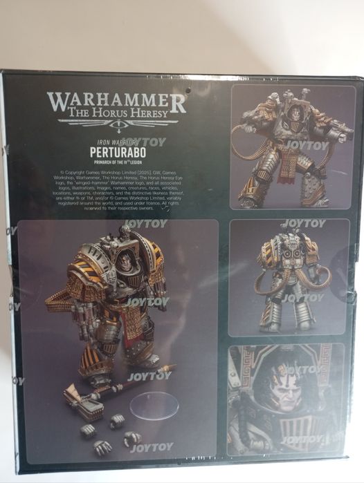 Примарх Пертурабо Залiзнi воiни Ворхамер  Модель JOYTOY Warhammer Horus Heresy Perturabo Primarch Iron Warriors