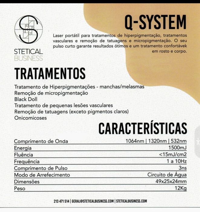 Máquina de estética - laser q-system