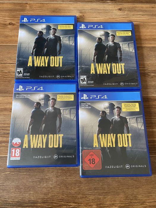 Sony PS4: A Way out, Jurassic Park, Final Fantasy, Psychonauts,Joe&Mac