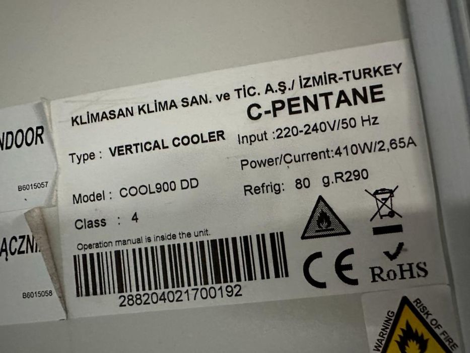 Lodówka witryna Chlodziarka Metalfrio Coll 900 nowy model