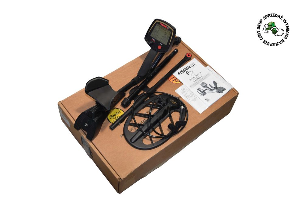 Wykrywacz metali Fisher F75 LTD 11" z dow. zakupu