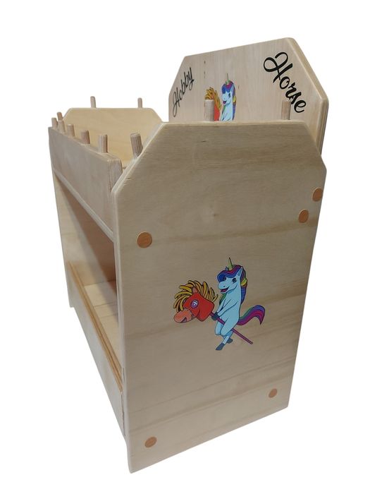 Stajnia hobby horse z dwoma konikami  Stojak PRODUCENT