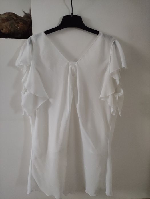 Blusa tule branca