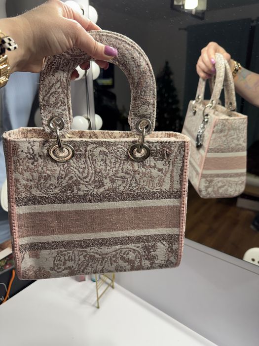 Torebka Christian Dior różowa