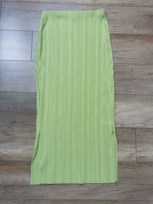 Spódnica letnia midi River Island 3738 s/m zielona seledynowa