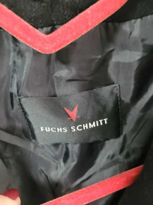 Wełniany klasyczny płaszcz damski roz 44