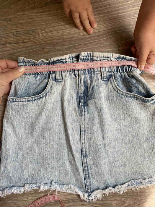 Джинсова спідниця 122