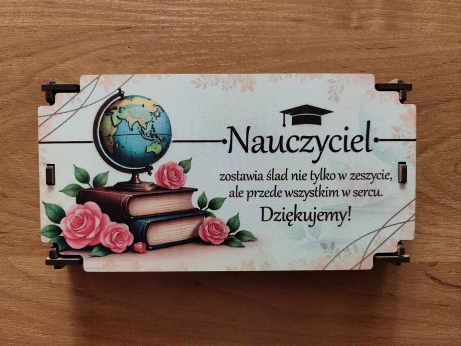 Pudełko na czekoladę lub inny prezent dla Nauczyciela