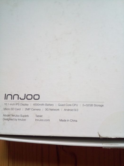 Tablet injoo oferta da capa