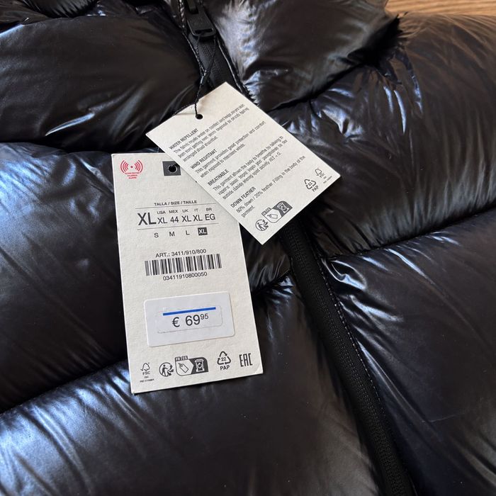 Жилетка Zara puffer vest жилет зара монклер moncler