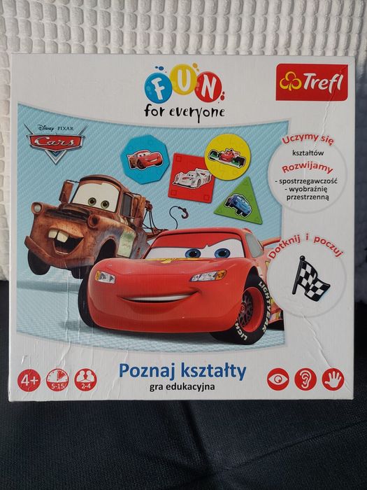 Gra Trefl poznaj kształty Auta