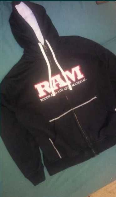 Худи балахон толстовка RAM ellesse мерч tnf чёрный тёплый