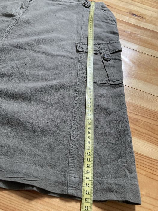 Spódnica khaki bawełna r 2 XL  48/50