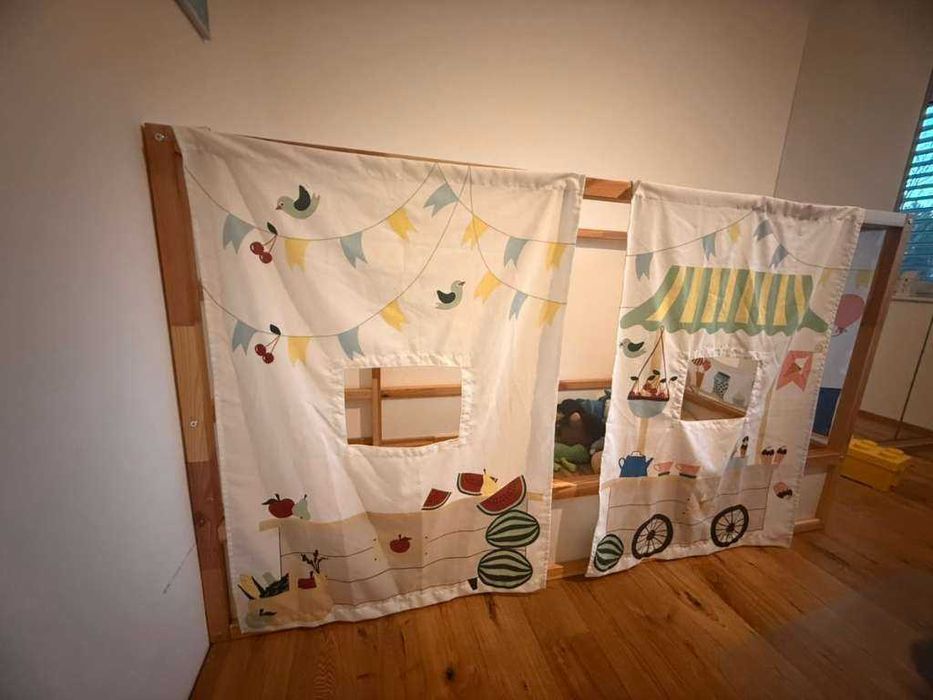 cortinas para cama ikea kura