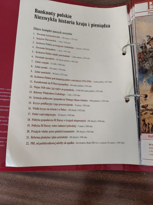Album kolekcjonerski. Banknoty polskie. Niezwykła historia kraju i pie