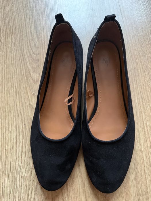 Балетки h&m чорні 38 розмір
