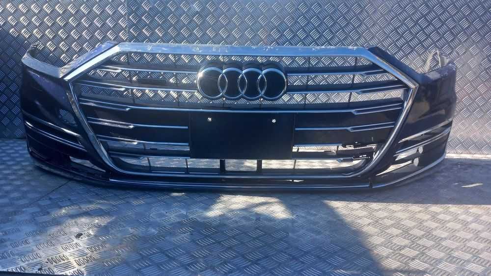 Zderzak przód przedni Audi a8 D5 kompletny pdc xenon spryski