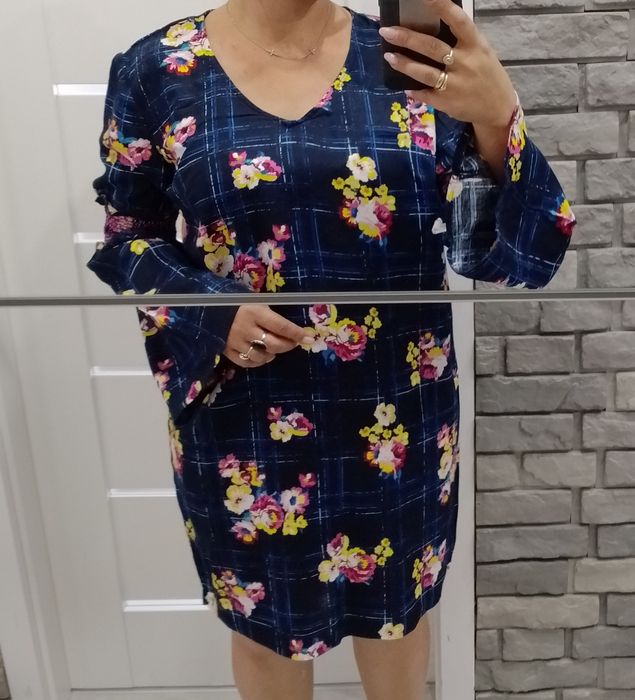 Sukienka boho oversize 40