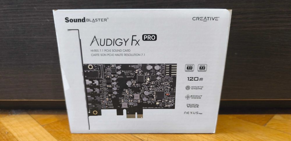 Sound Blaster Audigy FX Pro - zewnętrzna karta dźwiękowa 7.1 PCI-E