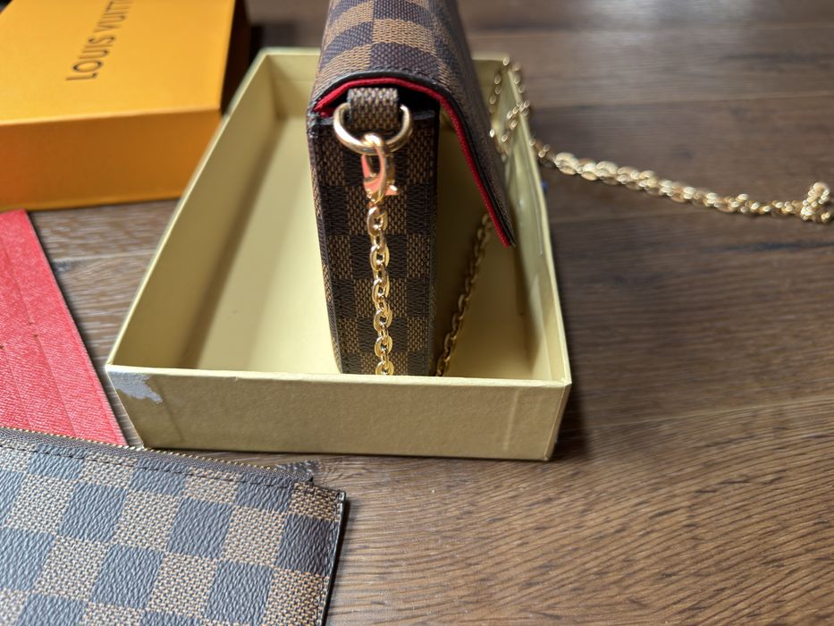Torebka LV Louis Vuitton listonoszka brązowa z pudełkiem