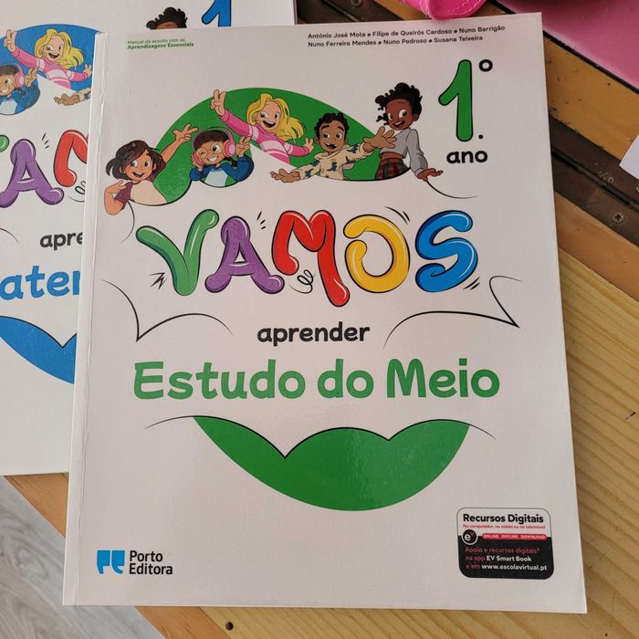 3 Manuais Vamos 1°ano