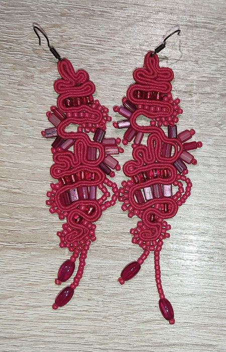 платье и серьги (китайский стиль)