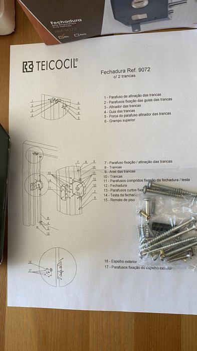 Fechadura DTO Teicocil 9072