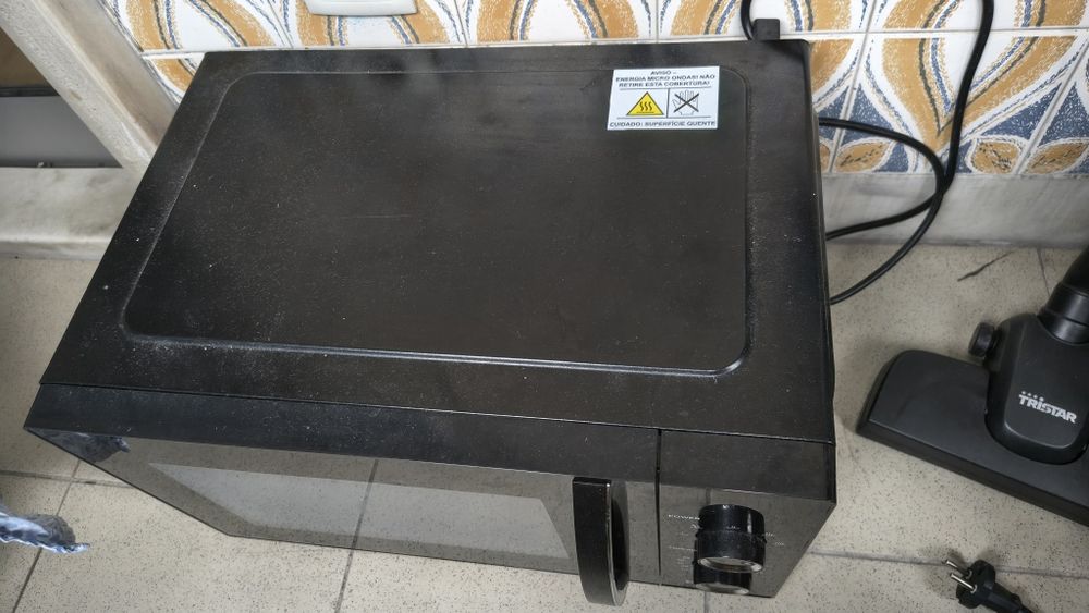 microondas com problema