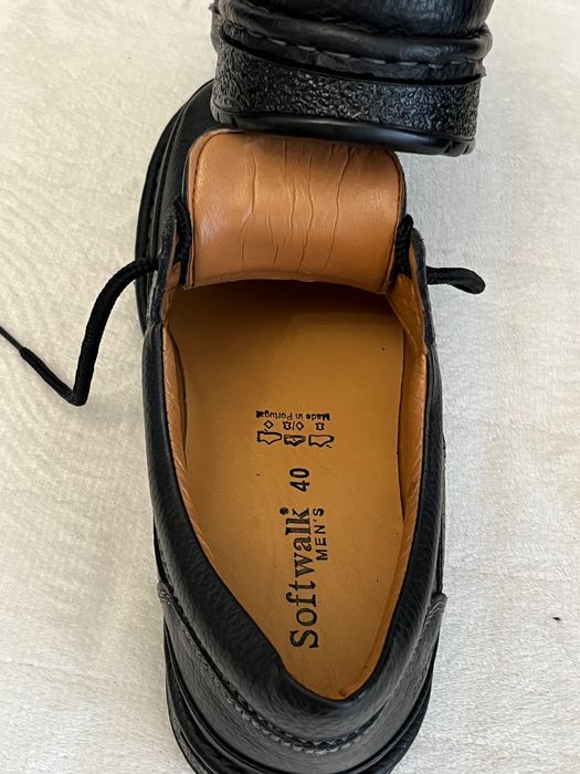 SoftWalk made in Portugal Handmade skórzane półbuty męskie