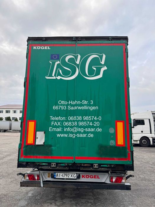 Напівпричіп Когель Kogel 2013року мега з мульдою рівна підлога 33палет