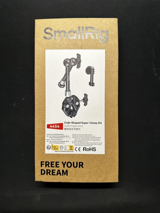SmallRig 4454 Crab-Shaped Super Clamp Kit + Magic Arm