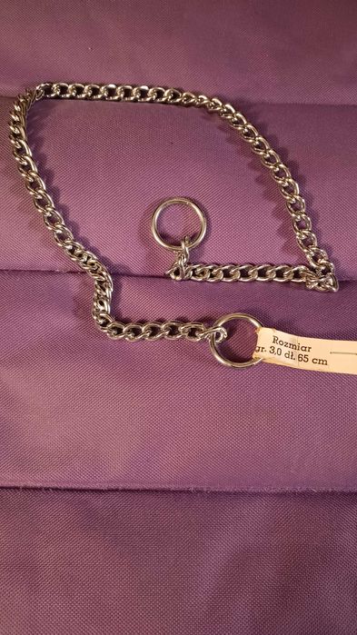 Obroże, kolczatki dla psa łańcuszkowa