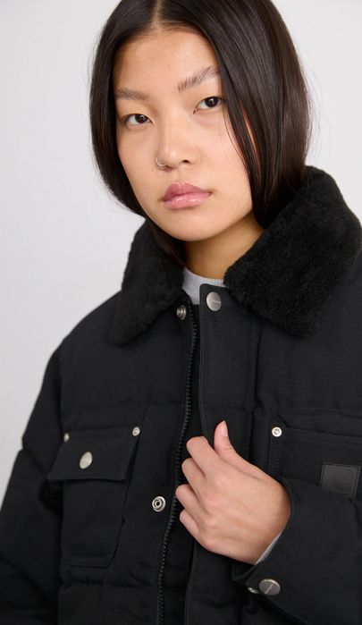 Оригінальна Carhartt WIP Rayley Jacket у чорному кольорі — zdjęcie 4