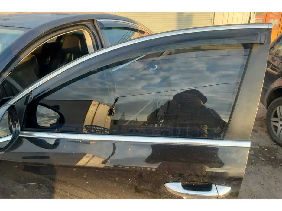Volkswagen Passat B7 2012-2015 рр. Вітровики з хромованим молдингом молдингом SW (4 шт, EU, HIC)
